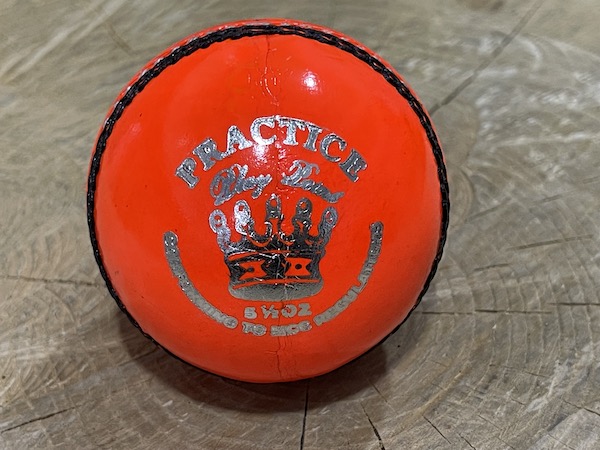 Inspired Practice Ball - Grade B Cricket Ball - Orange