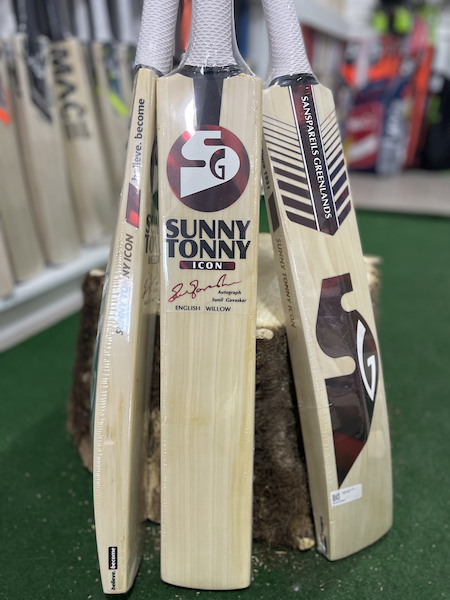 SG Sunny Tonny Icon Cricket Bat - Burgundy