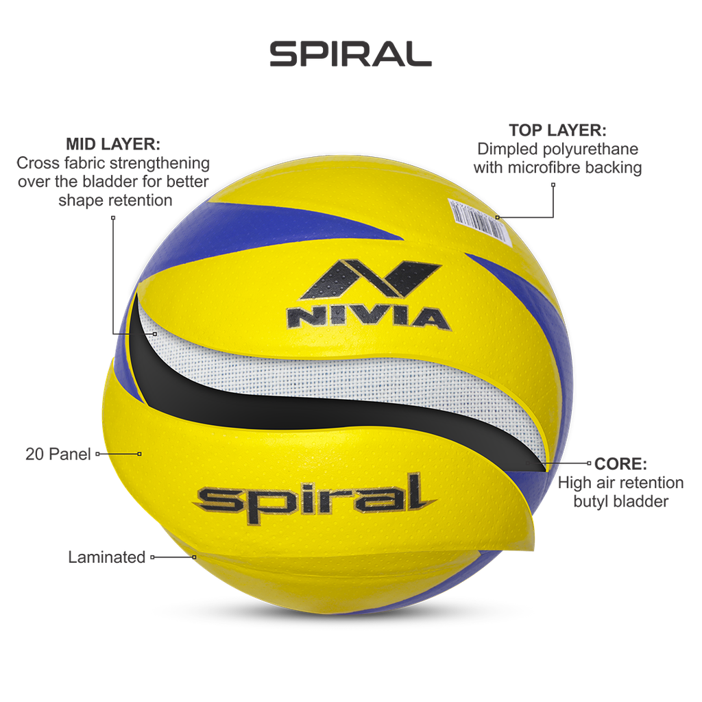 NIVIA Spiral Volleyball