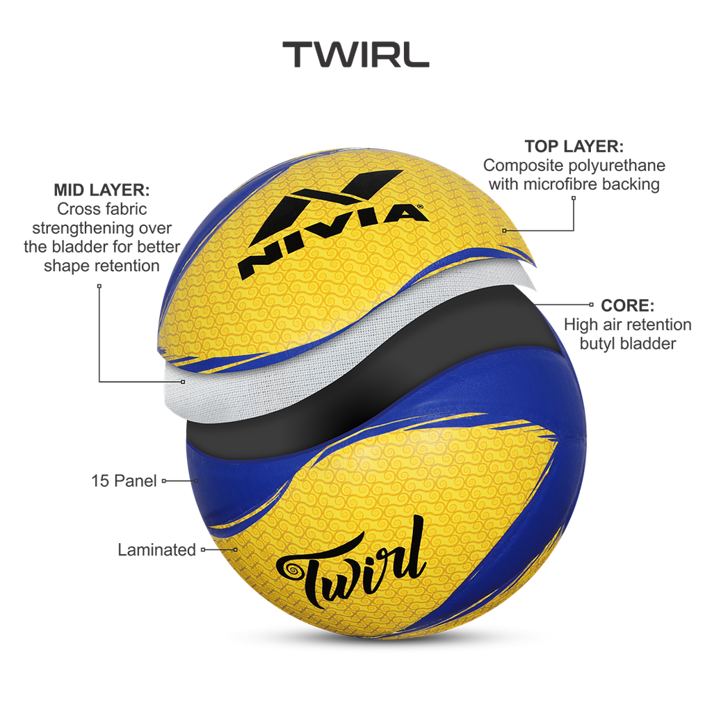 NIVIA Twirl Volleyball