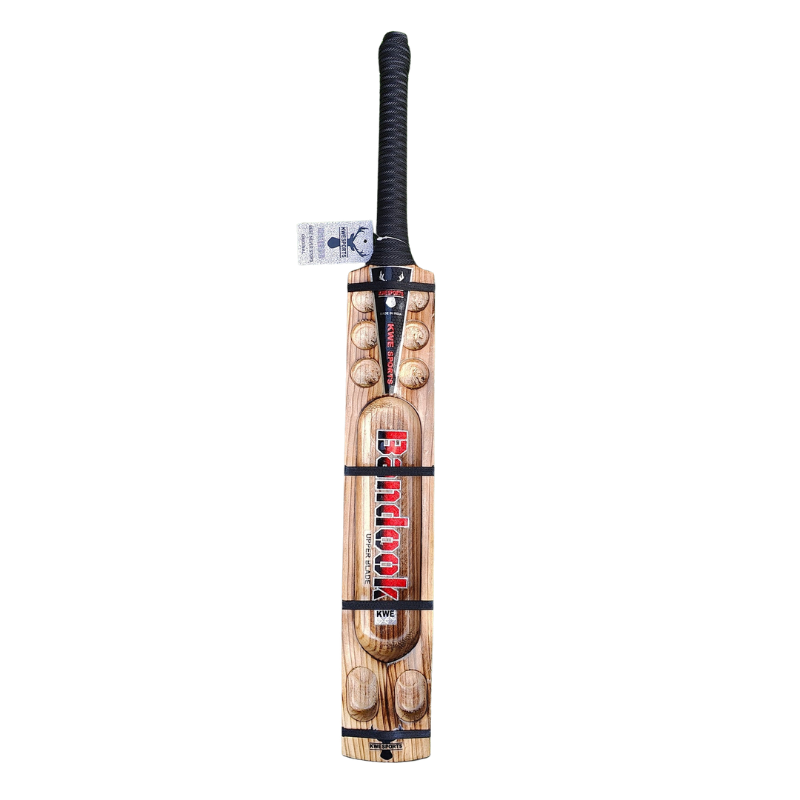 Bandook Upper Blade - Diamond Cut Burn Edition - Hard Tennis Bat - Back.webp