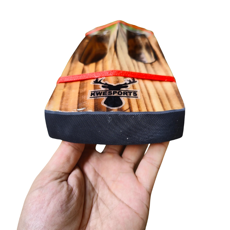 Kwesports Bandook Burn Edition - Hard Tennis Bat - 4 Scoop 2 Hole - Toe.webp