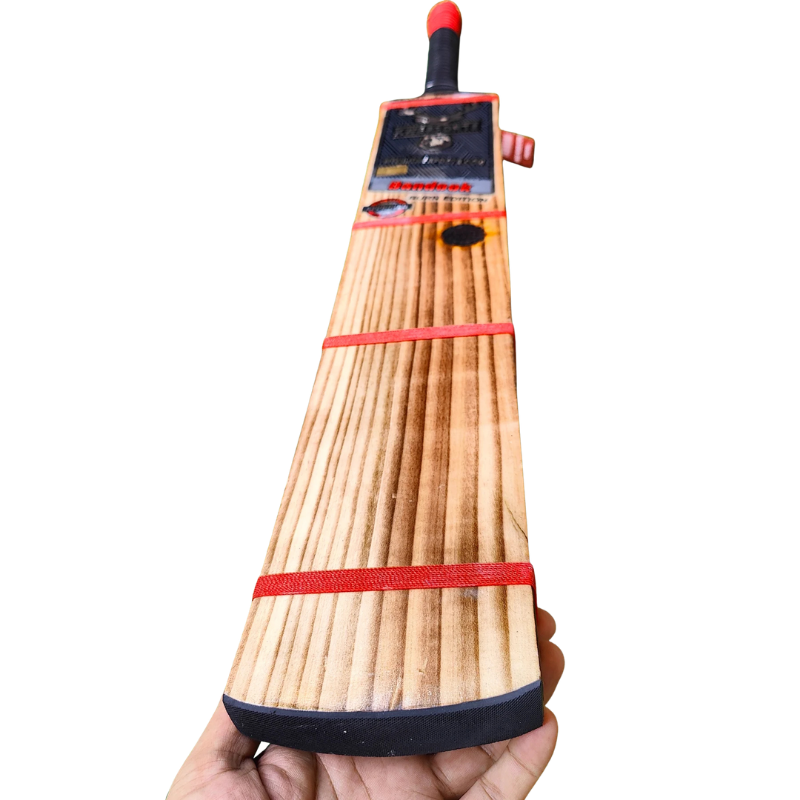 Kwesports Bandook Burn Edition - Hard Tennis Bat - 4 Scoop 2 Hole - Front Angle.webp