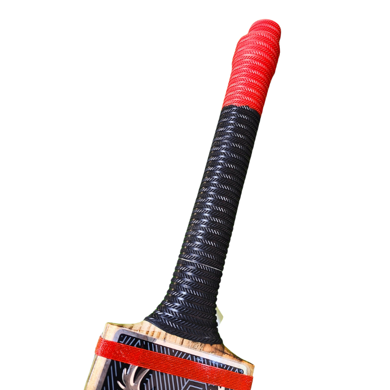 Kwesports Bandook Burn Edition - Hard Tennis Bat - 4 Scoop 2 Hole - Grip.webp