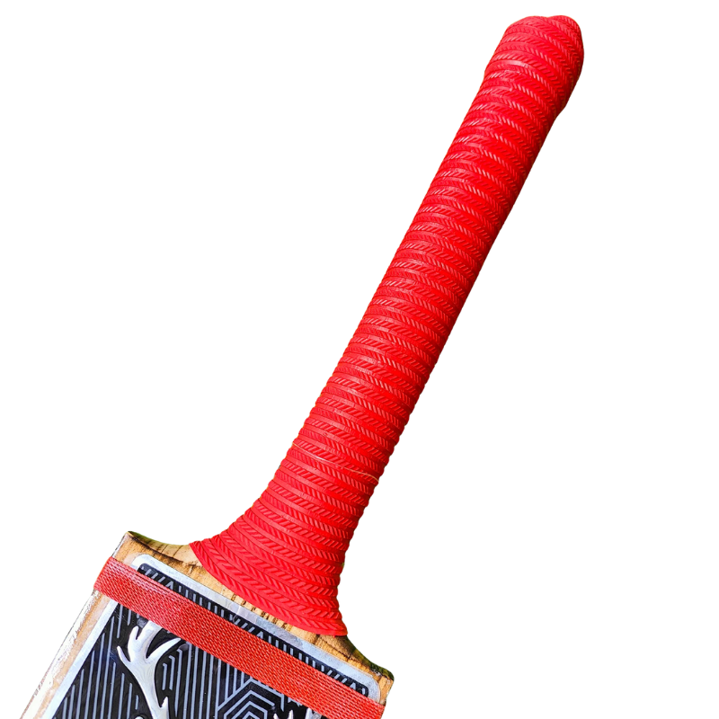 Kwesports Bandook Burn Edition - Hard Tennis Bat - Diamond Cut - Grip.webp