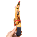 Kwesports Bandook Burn Edition - Hard Tennis Bat - Diamond Cut - Edge Angle.webp