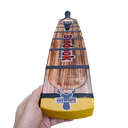 Bandook Burn Edition Kerala Style Double Blade - Hard Tennis Bat - Back Angle.webp