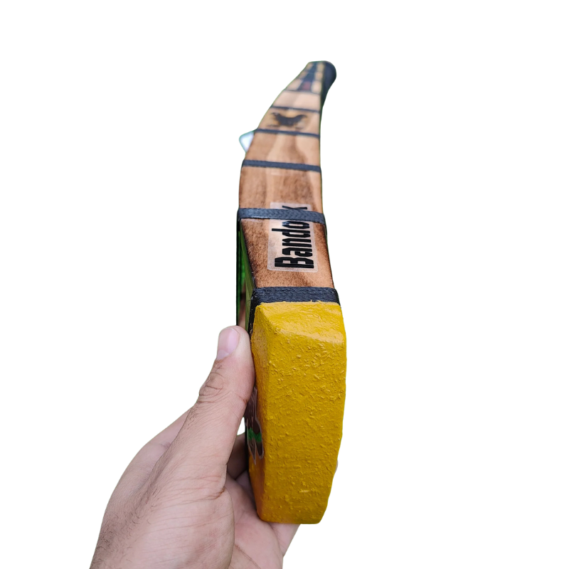 Bandook Burn Edition Kerala Style Double Blade - Hard Tennis Bat - Curve.webp