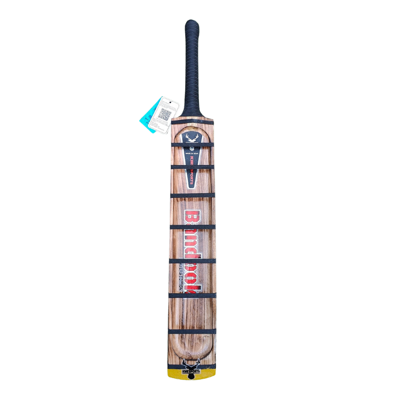 Bandook Burn Edition Kerala Style Double Blade - Hard Tennis Bat - Back.webp