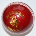 Kookaburra Cricket Ball - Gold King - Red/Pink/White