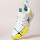 Payntr X MK3 Evo Pimple - White & Yellow Cricket Shoes