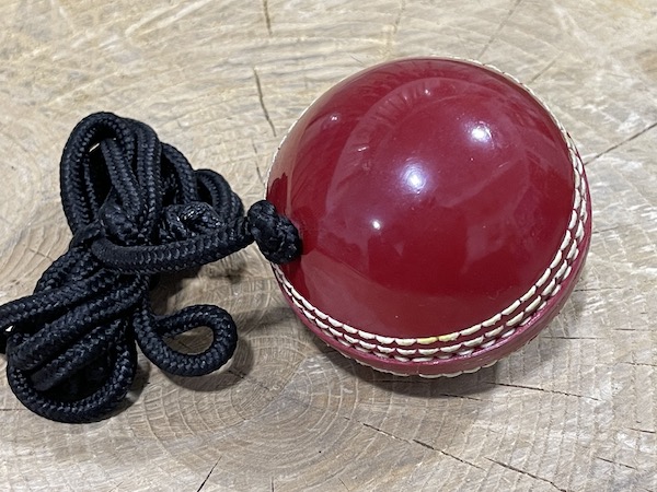 CM Hanging Ball With String - Red