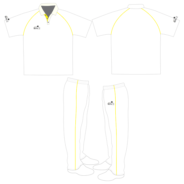 MACE Cricket Uniform - White
