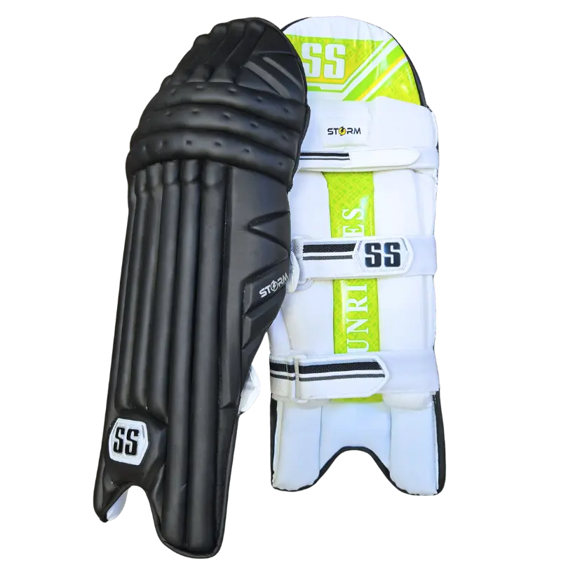 SS Storm Batting Cricket Pads - Mens- Black