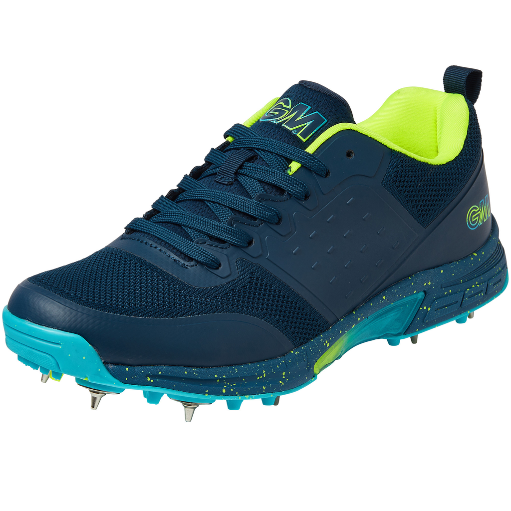 GM AION Spike Cricket Shoes - Navy