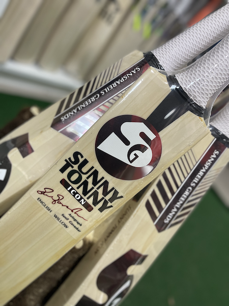 SG Sunny Tonny Icon Cricket Bat - Burgundy