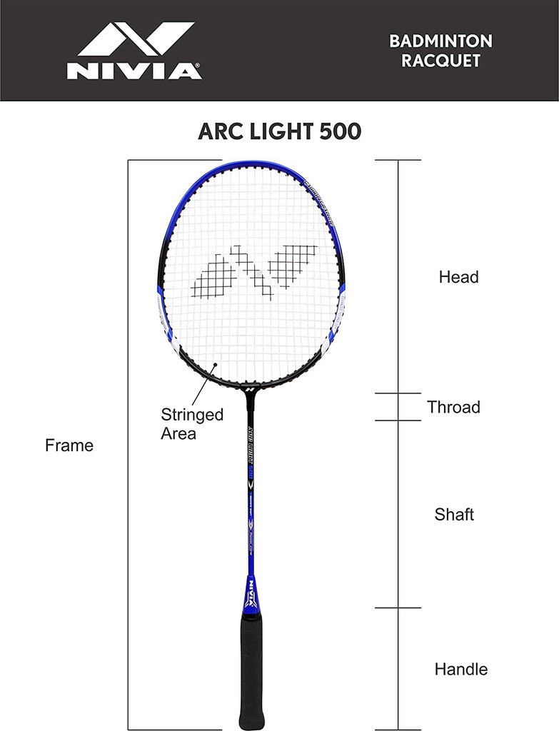 NIVIA Arc Light 500 Badminton Racquets