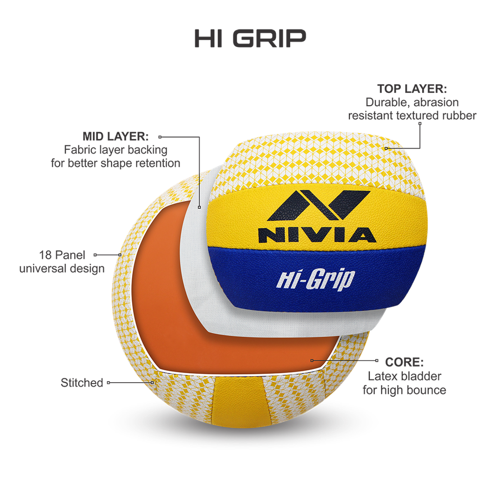 NIVIA Hi Grip Volleyball