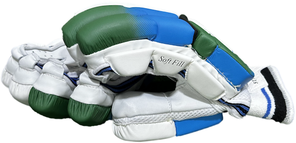 SS Storm Batting Cricket Glove - Aqua/Green