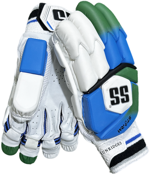 SS Storm Batting Cricket Glove - Aqua/Green