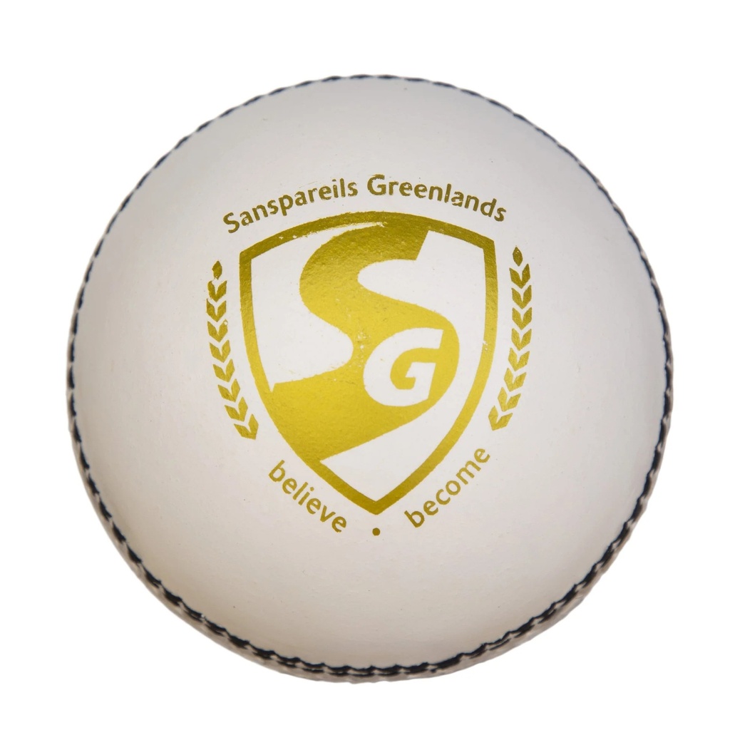 SG Shield 30 Cricket Ball - White