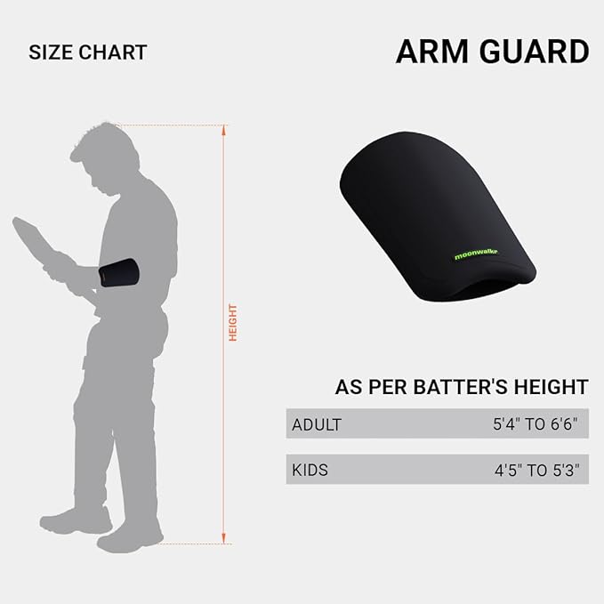 moonwalkr Arm Guard - Black -Youth
