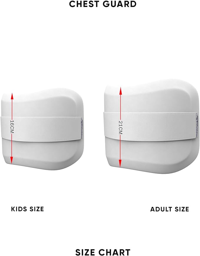 moonwalkr Chest Guard - White - Youth