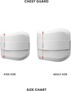 moonwalkr Chest Guard - White - Youth