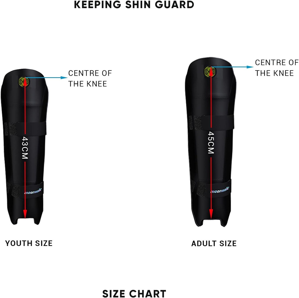 moonwalkr Keeping Shin Guards - Black