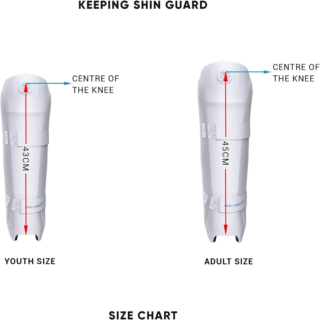 moonwalkr Keeping Shin Guards - White - Youth