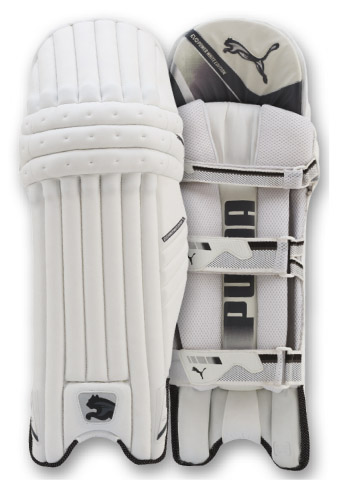 Puma evoPOWER White Edition Batting Cricket Pads