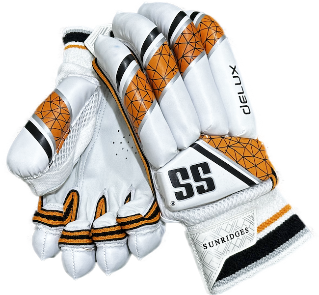 SS Delux Batting Cricket Gloves - Men's RH