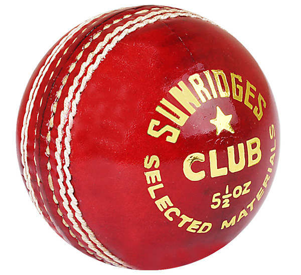 SS Club Leather Cricket Ball