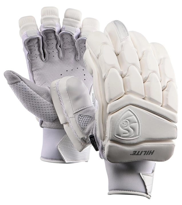 SG Hilite White Cricket Batting Glove