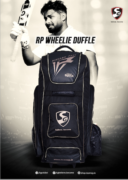SG RP Wheelie Duffle Cricket Kit Bag