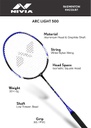 NIVIA Arc Light 500 Badminton Racquets