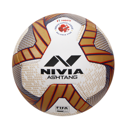 NIVIA Ashtang Golden FIFA Pro Soccer Ball