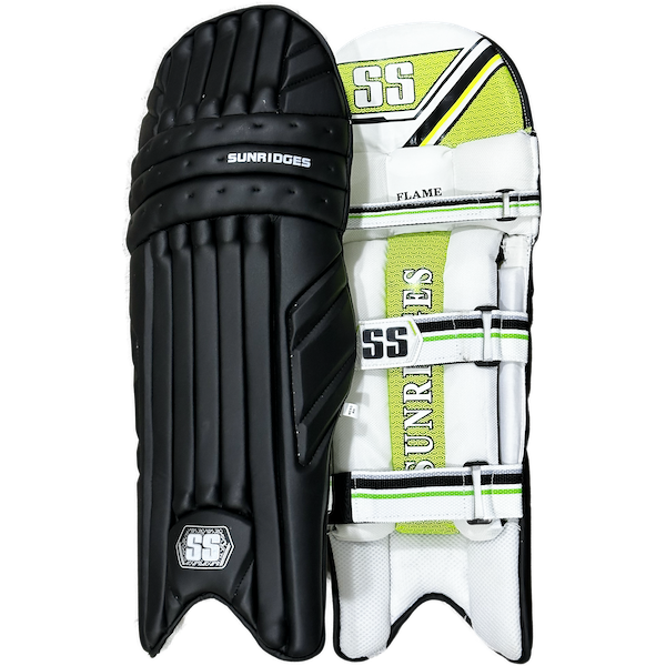 SS Flame Batting Cricket Pads - Mens- Black