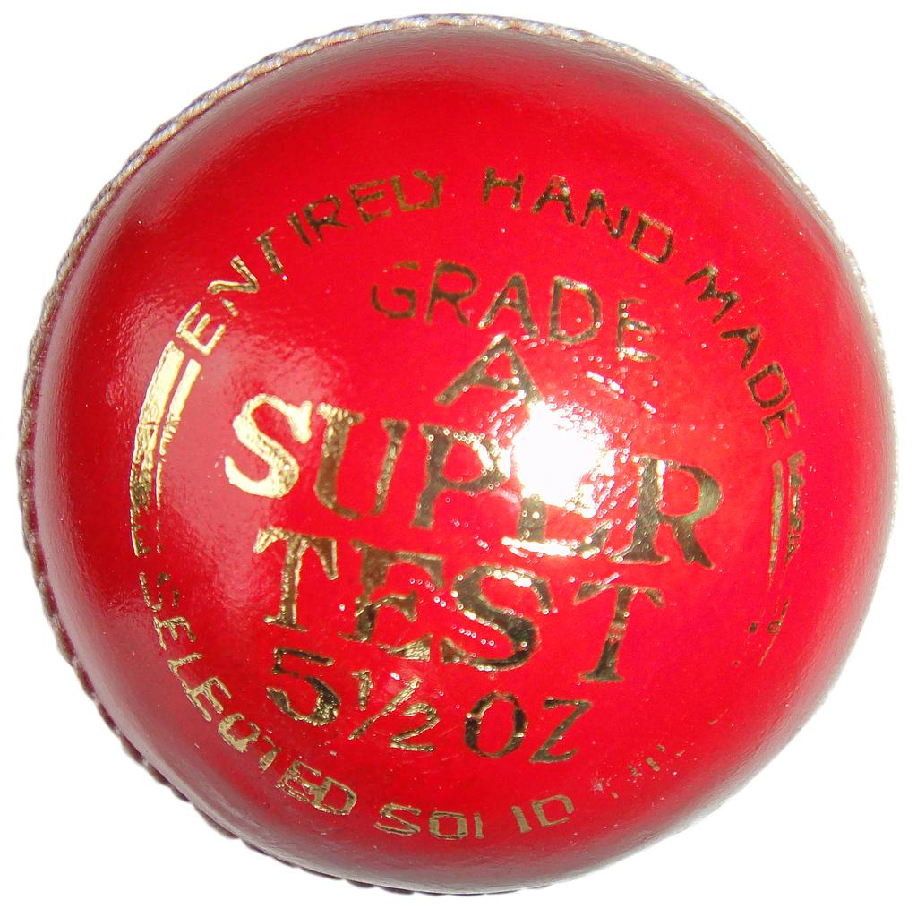 MB Super Test Grade 1 Leather Cricket Ball