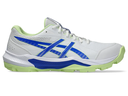 Asics GEL-PEAKE 3 Cricket Shoes - (Unisex) White/Neon Blue