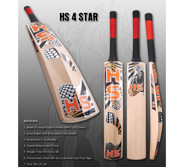 HS 4 Star Cricket Bat